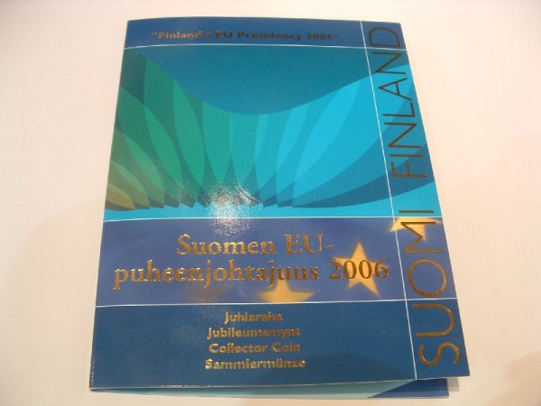 (afbeelding voor) 5 Euromunt Finland 2006 BU in blister